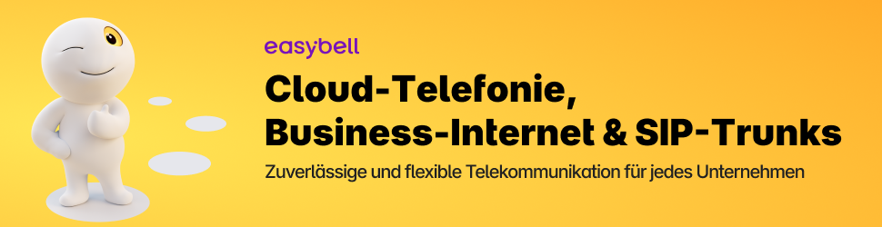 easybell – Cloud-Telefonie, Business-Internet & SIP-Trunks: zuverlässige und flexible Telekommunikation für jedes Unternehmen