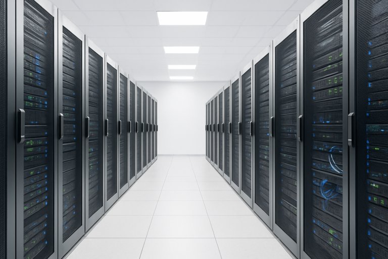 freundlicheres Unternehmens-Serverraum-Bild