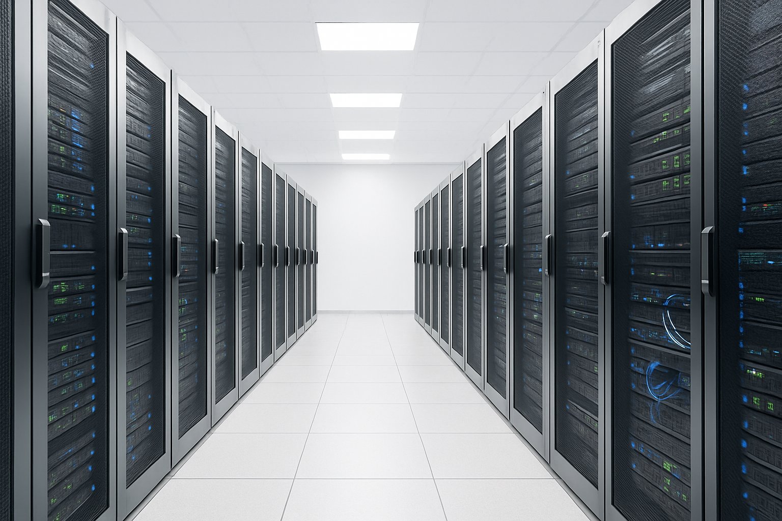 freundlicheres Unternehmens-Serverraum-Bild