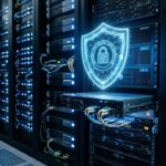 A_realistic_hightech_closeup_of_a_modern_server